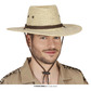 Brown fabric cowboy hat