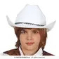 Children's white felt cowboy hat