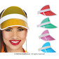 Transparent visors, assorted colour
