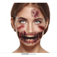 Zombie temporary face tattoo