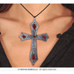 Gothic cross necklace 21cm