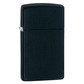 Zippo lighter black matte slim