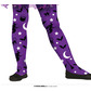 Kids purple witch tights, 3-6 years