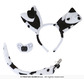 Dalmatian set, tail headband and nose