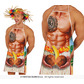 Naughty hawaiian mens apron