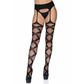 Net garter belt stockings