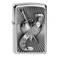 Heart with sword emblem zippo lighter