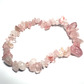 Crystal stone bracelet - rose quartz