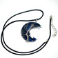 Crescent shape crystal stone - sodalite