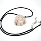 Tree of life heart crystal stone - rose quartz