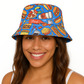 Bucket hat - blue junk food