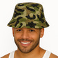Woodland camo bucket hat