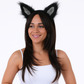Black wolf ears