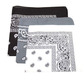 Pack of 3 paisley bandanas