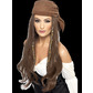 Pirate wig, brown