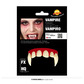 Vampire teeth with thermoplastic paste 