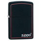 Zippo lighter classic black and red 