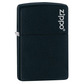 Black matte with zippo logo zippo lighter