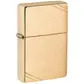 Zippo lighter vintage brushed brass