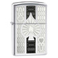 Intricate spade design zippo lighter