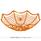 Orange spiderweb tray 28x8 cm
