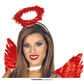 Red halo headband 