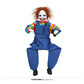 Seated clown 70cm with light, sound and movement 