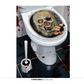 Zombie toilet seat cover 30 x 40cm