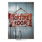 "torture room" wooden sign