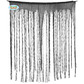 Black and grey curtain 150 x 190cm