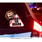 Baby on board halloween car sticker