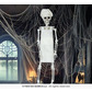 Hanging chef skeleton 40 cm