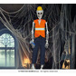 Hanging worker skeleton 40 cm