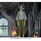 Hanging zombie skeleton 45 cm