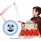 Bouncing ball with pumpkin light, 5.5cm