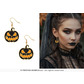 Halloween earrings, pumpkins