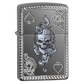 Zippo lighter spade & skull design 