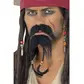Pirate facial hair set, black