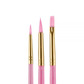 Snazaroo pink brushes set of 3