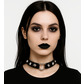 Heart collar choker necklace