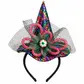 Witches headband hat, rainbow