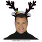 Black reindeer headband