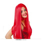 Long red wig 