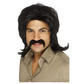 70s retro wig, black
