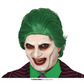 Scary green jester wig 