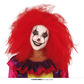 Clown wig, red