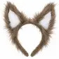 Brown wolf ears