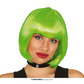 Green bob wig 