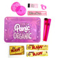 Pink don't panic it's organic rolling tray set