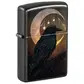Zippo lighter crow and moon design